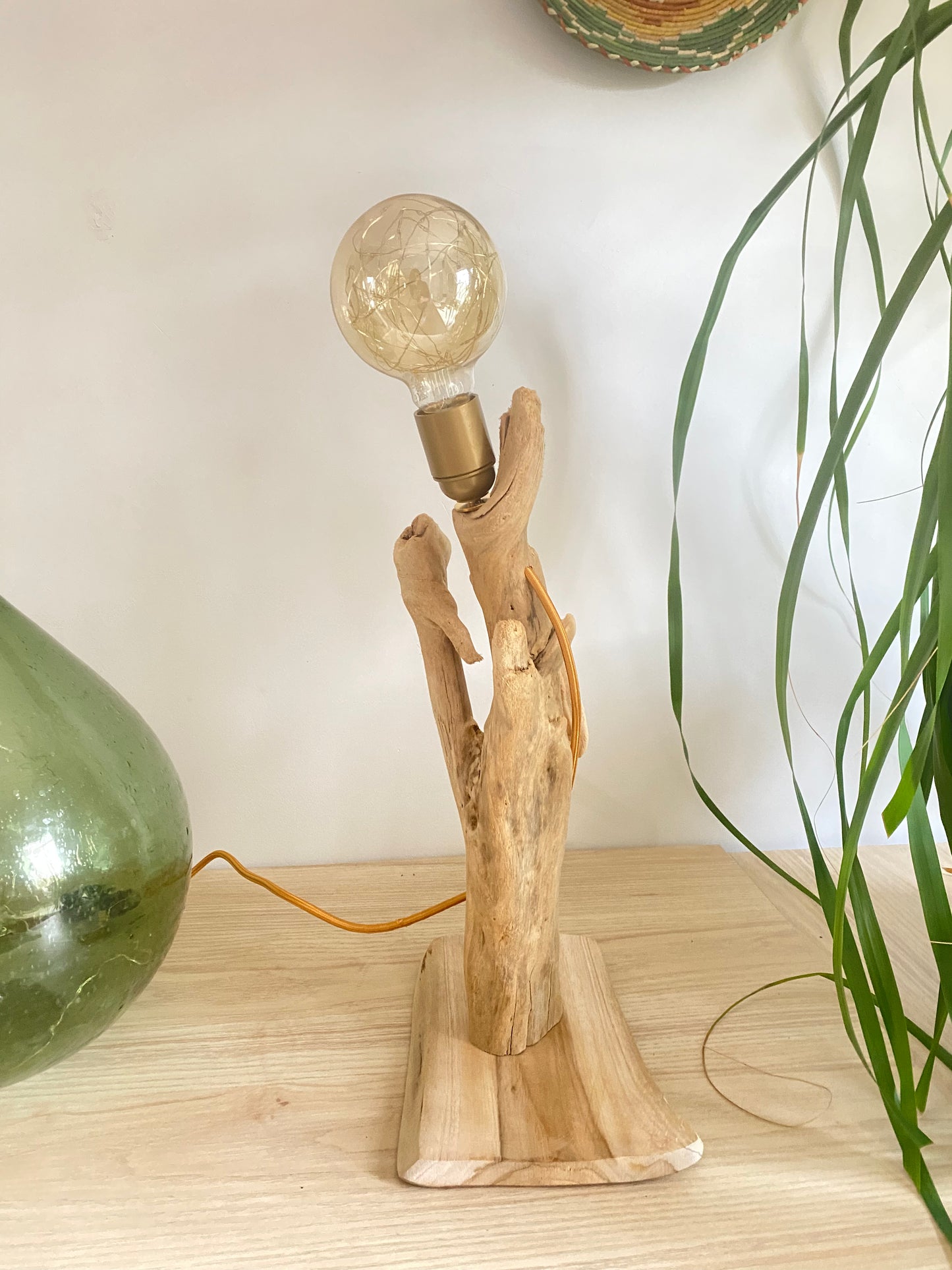 Lampe bois joli