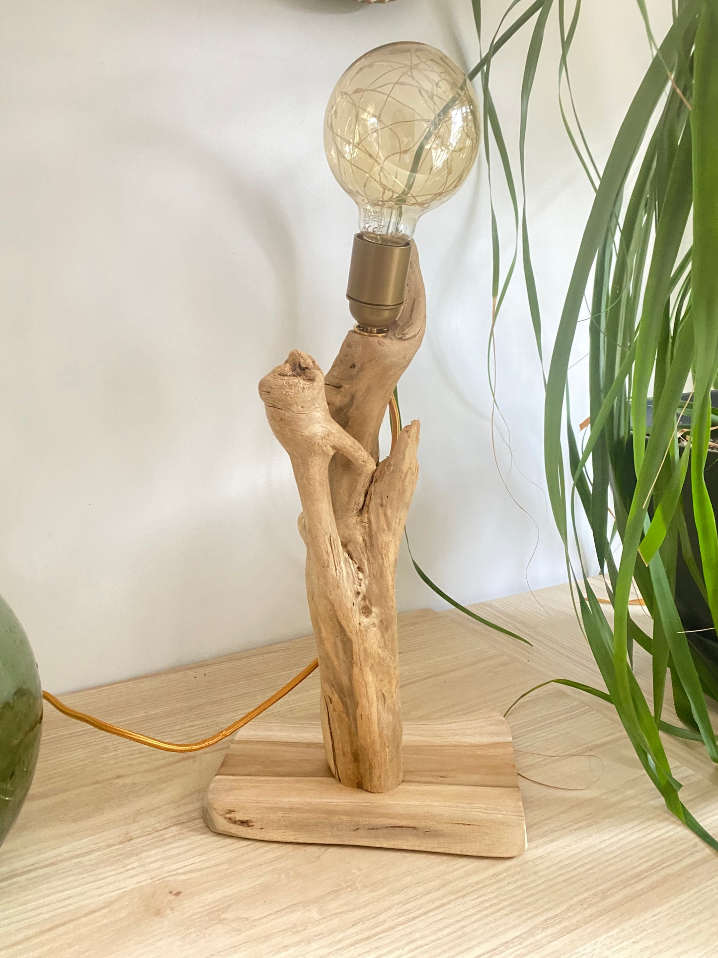 Lampe bois joli